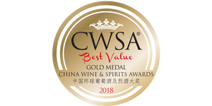 Gold at China Wine and Spirits Awards Best Value 2018